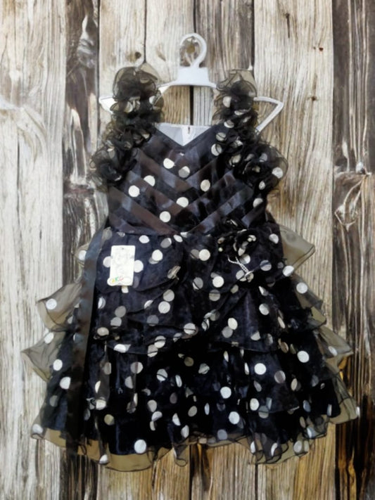 Printed Organza Frocks for Girls