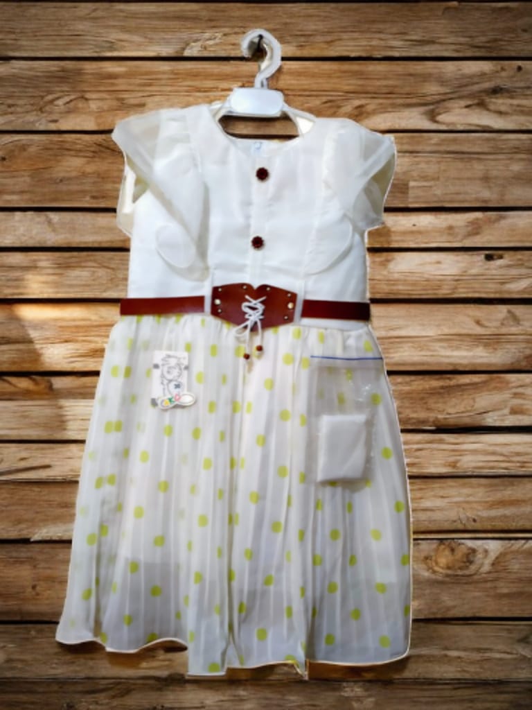 Crinkle Chiffon Frocks for Girls